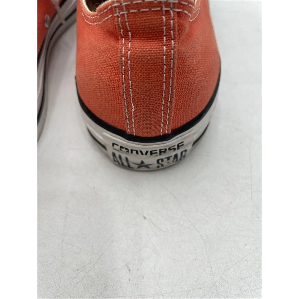 Converse All Star Low Top Neon Orange Shoes Sneakers Mens Size 12 151183F - Picture 5 of 9